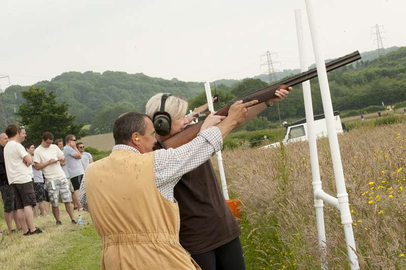 clay pigeon shooting with mojo active