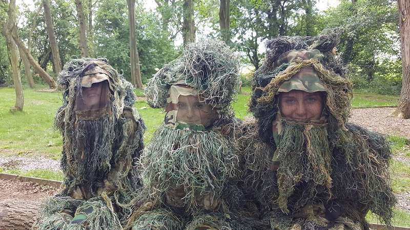 mojo active ghillie suit party