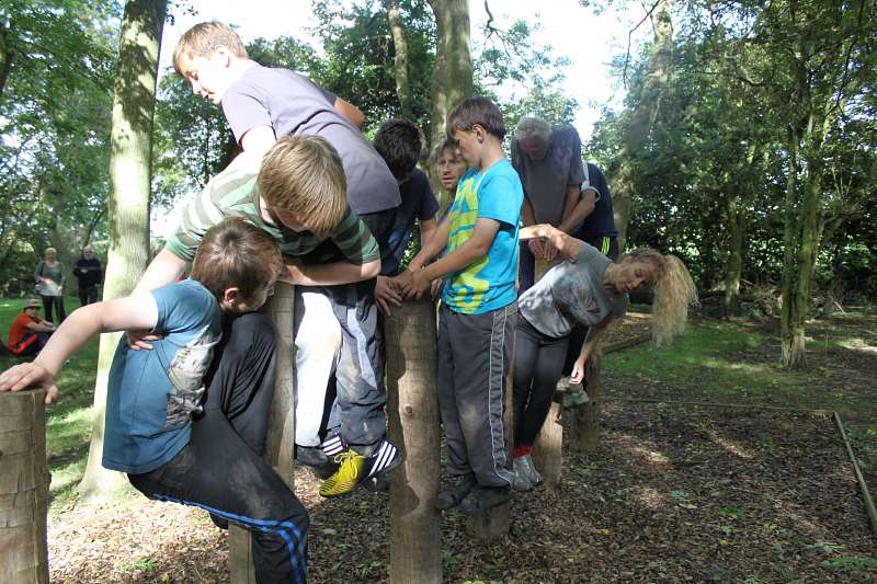 Low ropes party at mojo active